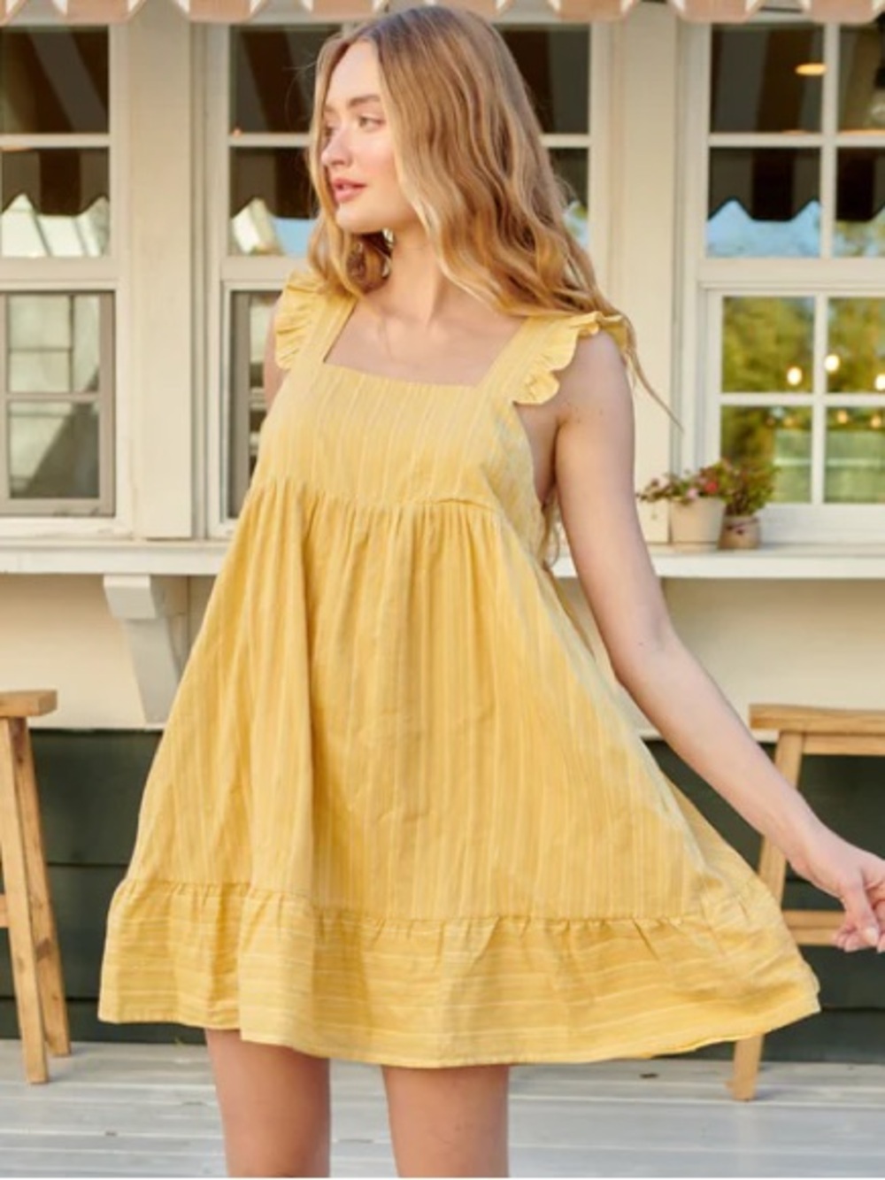 Dry Goods Mittoshop Yellow Sundress